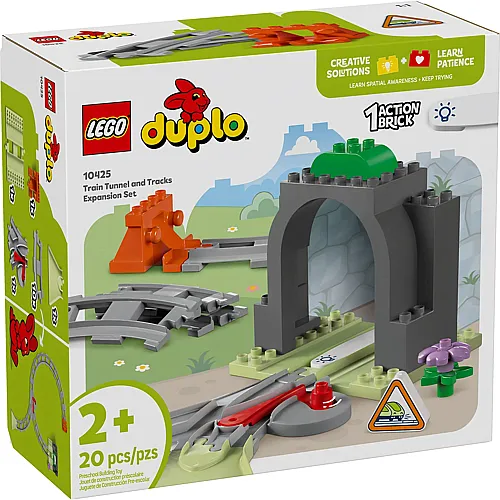 LEGO DUPLO Eisenbahntunnel und Schienen - Erweiterungsset (10425)