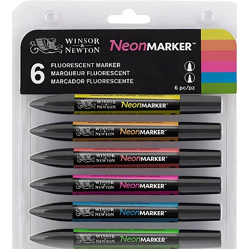 Winsor & Newton W&n Promarker Neon 6er Set