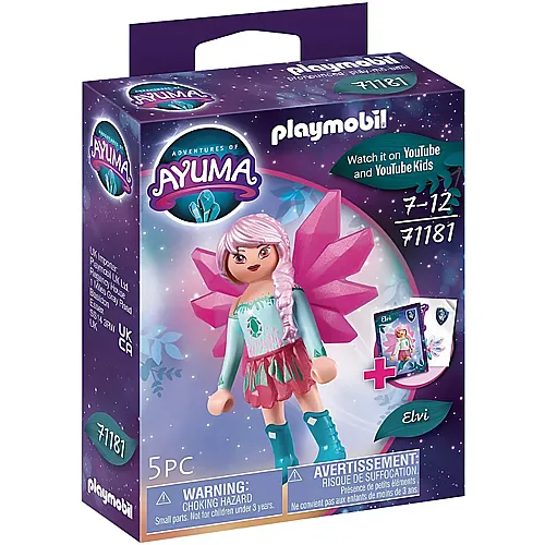 PLAYMOBIL Ayuma Crystal Fairy Elvi (71181)