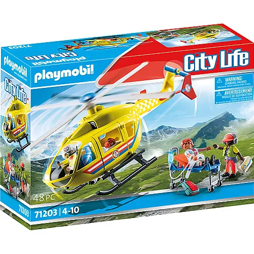 PLAYMOBIL City Life Rettungshelikopter (71203)