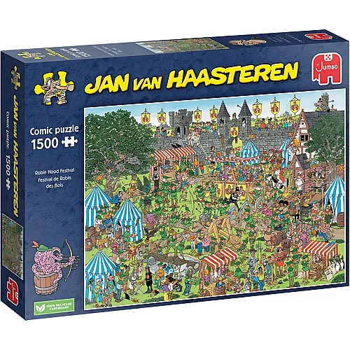 Jumbo Puzzle Jan van Haasteren Jan Haasteren - Robin Hood Festival - 1500 Teile
