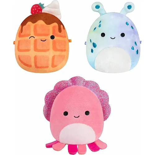Squishmallows Pl�schtier � Micromallows Auggie, Weaver, Zinx � 3-tlg.
