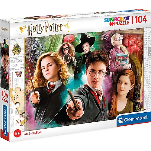 Clementoni Puzzle Supercolor Harry Potter (104Teile)