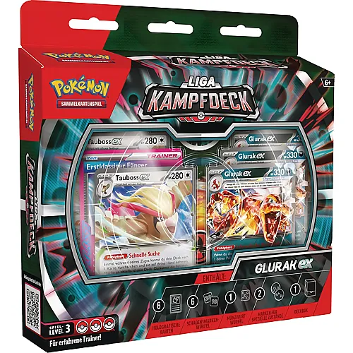 Pok�mon TCG Pok�mon Liga-Kampfdeck Glurak-ex - Deutsch