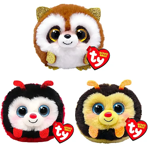 Ty Puffies 3er Pack Izzy, Pickpocket, Zinger - 10 cm