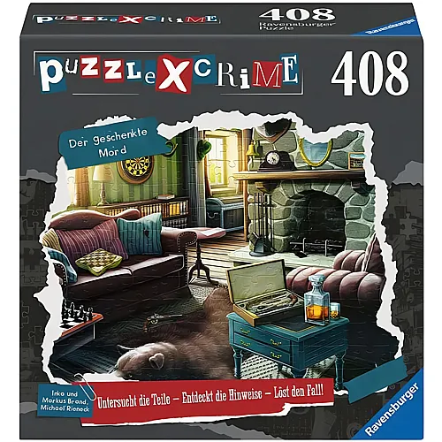 Ravensburger Puzzle X Crime: Der geschenkte Mord (406Teile)