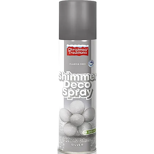 Sombo Deko Glitterspray Silber 100ml Plastik Frei