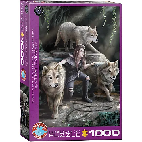 Eurographics Puzzle Wolves Family (1000Teile)