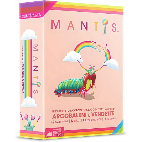 Exploding Kittens Mantis Kartenspiel - Italiano