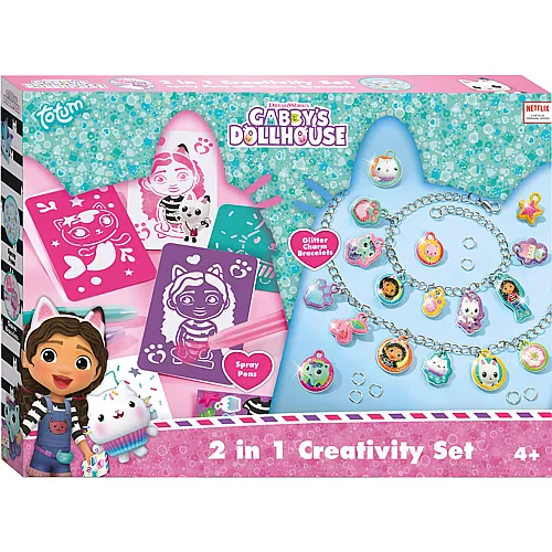 Totum Gabby's Dollhouse 2in1-Kreativ-Bastelset