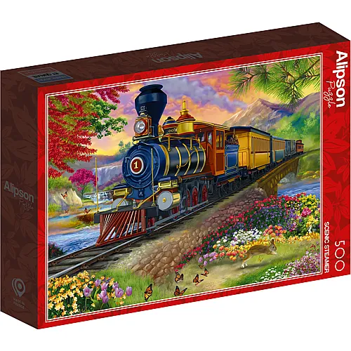 Alipson Puzzle Dampflokomotive - 500 Teile