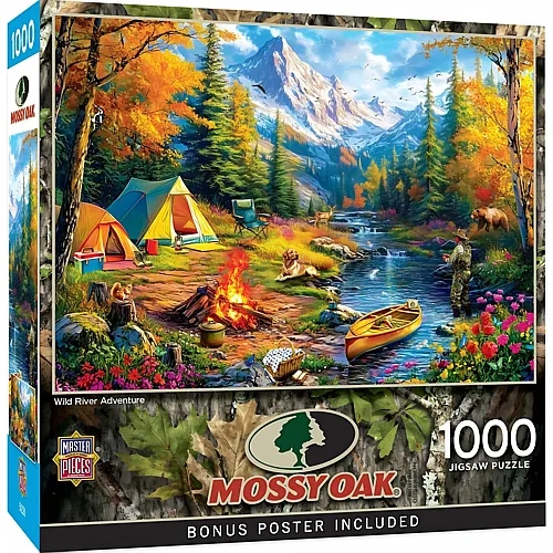Master Pieces Puzzle Mossy Oak - Abenteuer am wilden Fluss - 1000 Teile