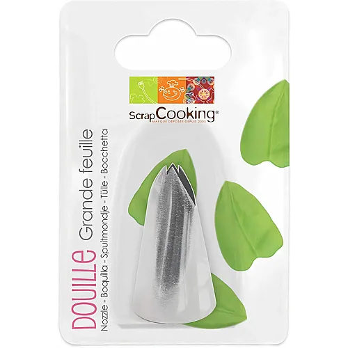 ScrapCooking Spritzbeutel-T�lle - grosses Blatt