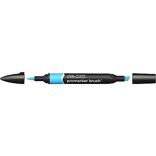 Winsor & Newton Promarker Brush mit 2 Spitzen Himmelblau
