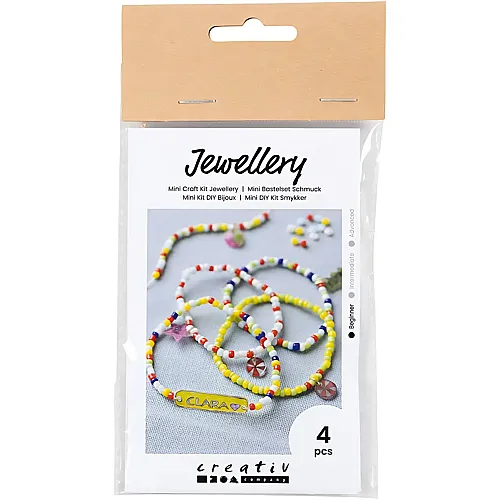 Creativ Company Mini Bastelset Schmuck - 4 Teile