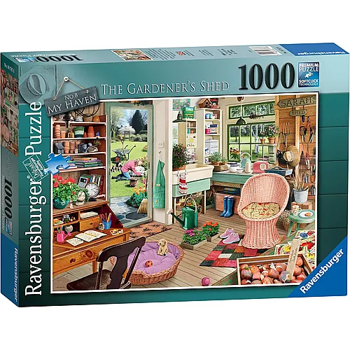 Ravensburger Puzzle My Haven No. 8 The Garden Shed - 1000 Teile