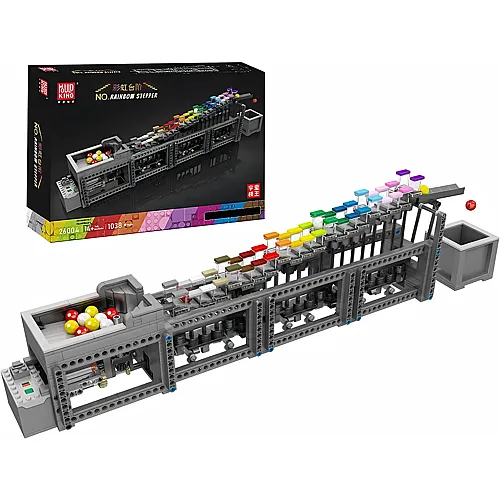 Rainbow Stepper Bunte Kugelbahn motorisiert 26004