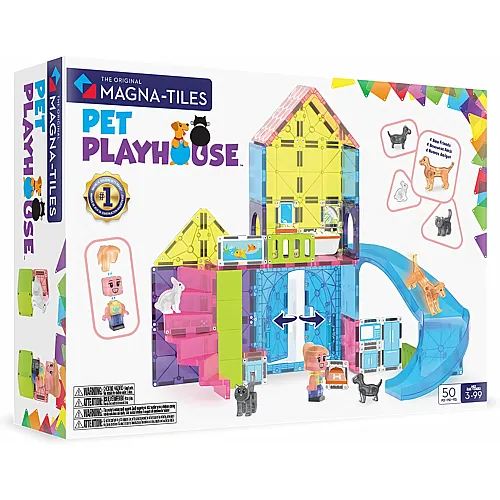 Magna-Tiles Pet Playhouse - 50 Teile