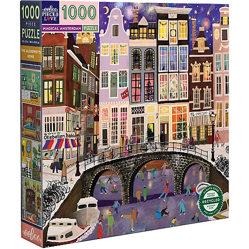 eeBoo Puzzle Magical Amsterdam (1000Teile)