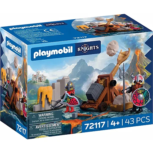 PLAYMOBIL Knights Steinkatapult Drachenritter (72117)