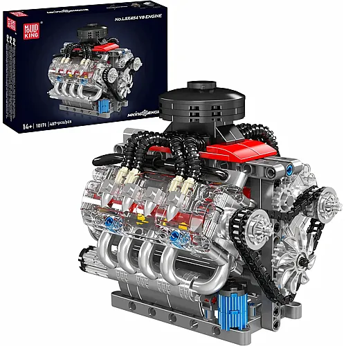 Mould King Engines LSX454 V8 Motor Elektrisch 10171