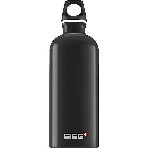 Trinkflasche Schwarz 600ml