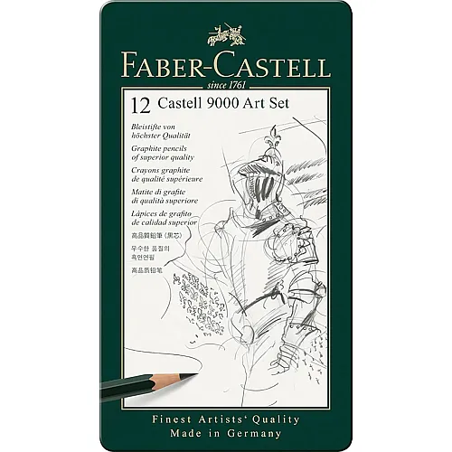 Faber-Castell Bleistift Castell 9000 (12Teile)