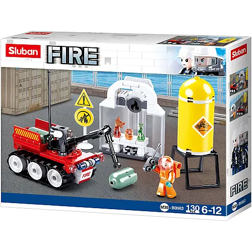 Sluban Fire Roboterbung der Feuerwehr (130Teile)
