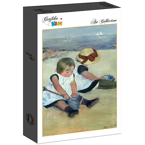 Grafika Puzzle Art Collection Mary Cassatt Grafika Kids Children Playing on the Beach, 1884 - 12 Teile