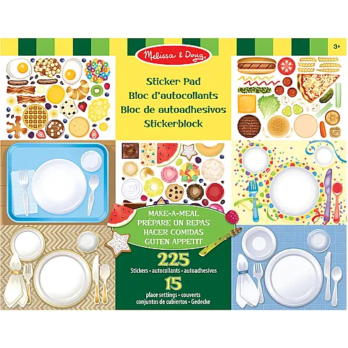Melissa & Doug Stickerbrett zur Zubereitung einer Mahlzeit