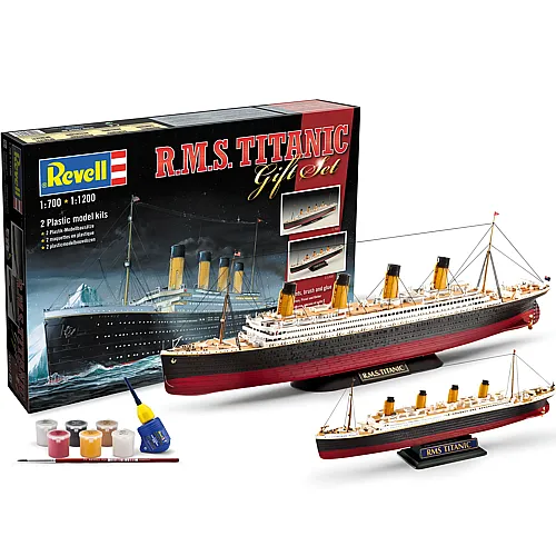 Revell Level 4 Geschenkset R.M.S. Titanic 2 Modelle