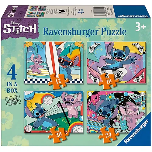 Ravensburger Puzzle Lilo & Stitch 4in1 Disney Stitch (12-24)