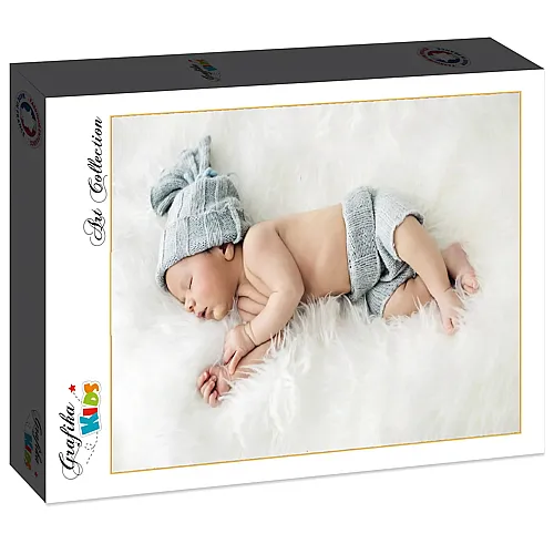 Grafika Puzzle Art Collection Konrad Bak Grafika Kids Baby sleeping in Feathers - 12 Teile