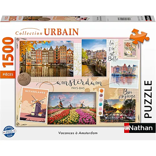 Urlaub in Amsterdam 1500Teile