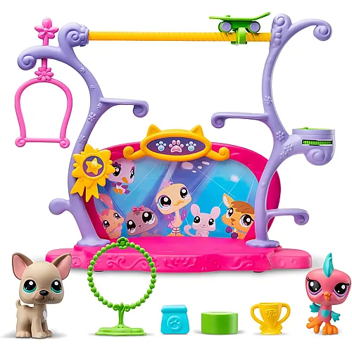 Set mit niedlichen Tierfiguren
