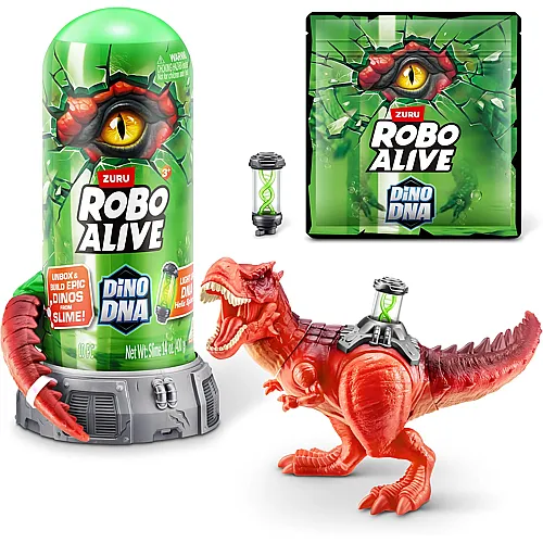 ROBO ALIVE Dino DNA von ZURU, Aufleuchtende DNA-Helix-Wirbels�ule (T-Rex)