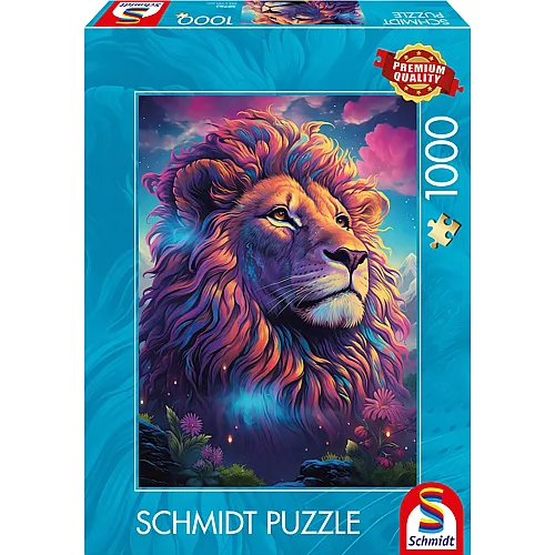 Schmidt Puzzle L�we im Farbenwind - 1000 Teile