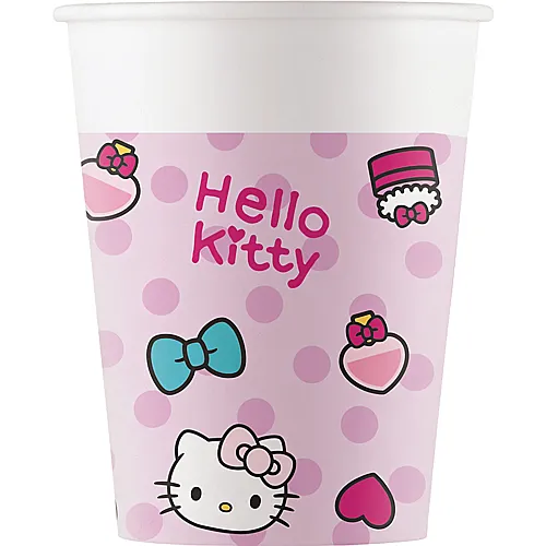Becher Hello Kitty 8Teile