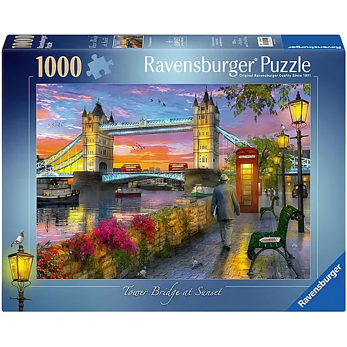 Ravensburger Puzzle Tower Bridge at Sunset, London - 1000 Teile