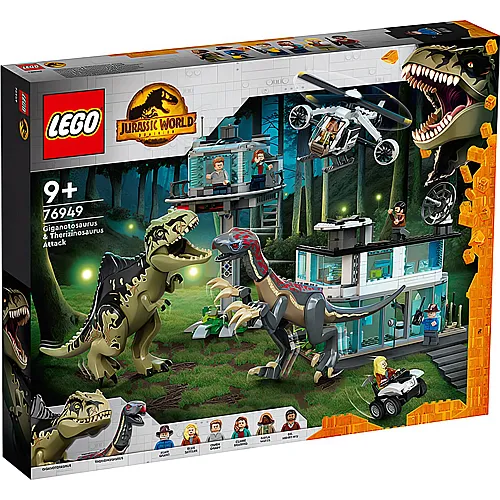 LEGO Giganotosaurus & Therizinosaurus Angriff (76949)