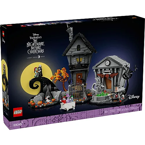 LEGO Ideas Tim Burtons Disney Film Nightmare Before Christmas 21351