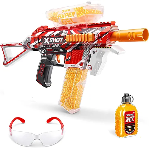 X-Shot Hyper Gel Blaster Trace Fire mit 10'000 Kugeln