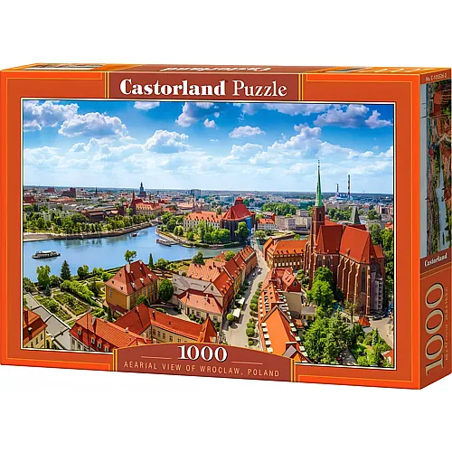Luftaufnahme von Breslau, Polen - 1000 Teile