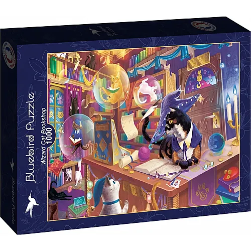 Bluebird Puzzle Puzzle 1000 Teile Zauberkatzen-Buchhandlung