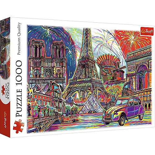 Trefl Puzzle Colours of Paris - 1000 Teile