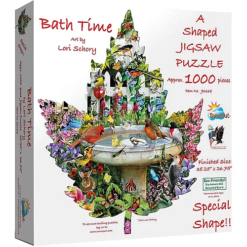 SunsOut Puzzle Lori Schory Bath Time - 1000 Teile