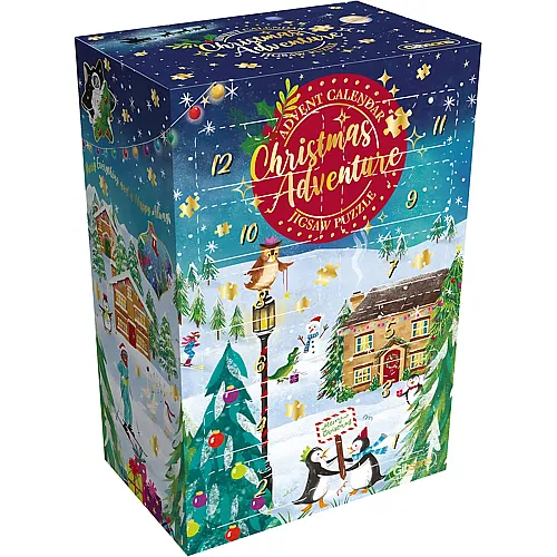 Gibsons Puzzle Adventskalender (60Teile)