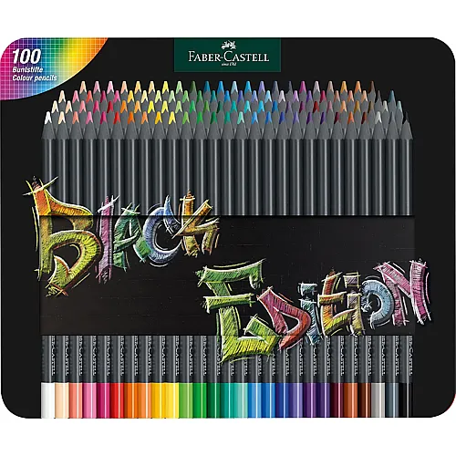 Faber-Castell Black Edition Farbstifte - 100 Teile