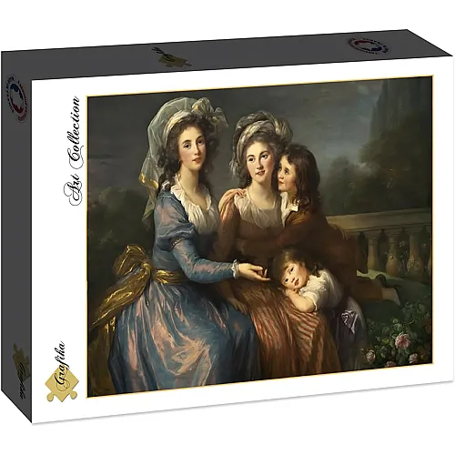 Grafika Puzzle Art Collection Louise-�lisabeth Vigee le Brun The Marquise de Pezay, and the Marquise de Roug� with Her Sons Alexi - 2000 Teile