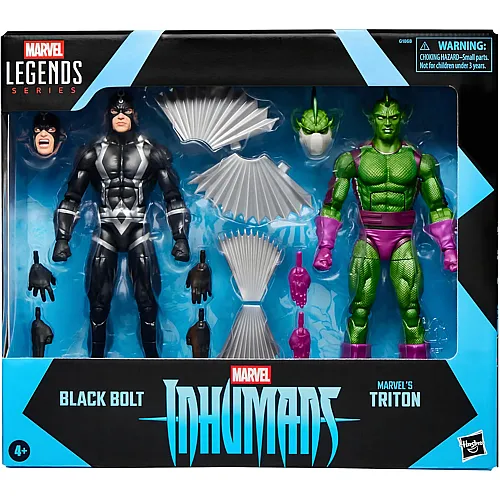 Hasbro Marvel Legends Series Inhumans Black Bolt & Marvel�s Triton Action-Figuren 2er-Pack